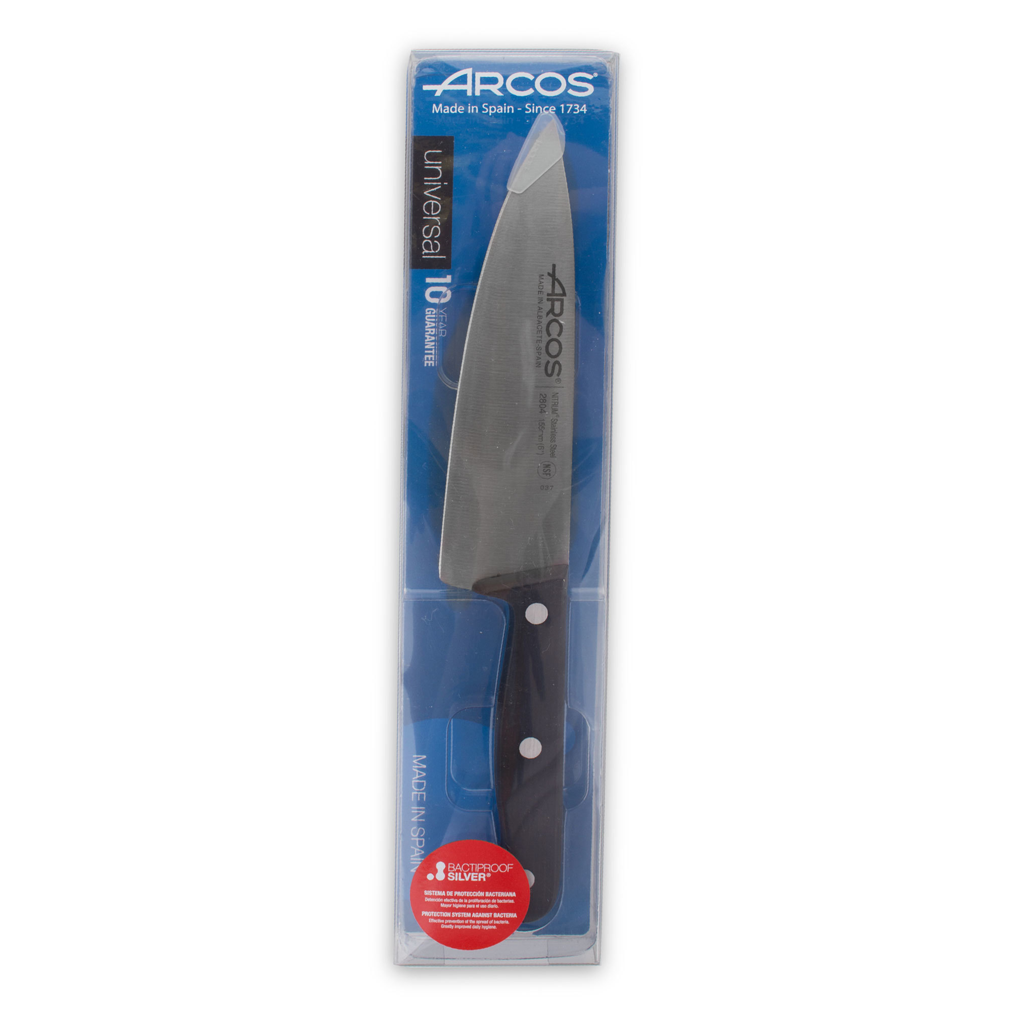 Нож кухонный Шеф 15 см ARCOS Universal арт. 2804-B