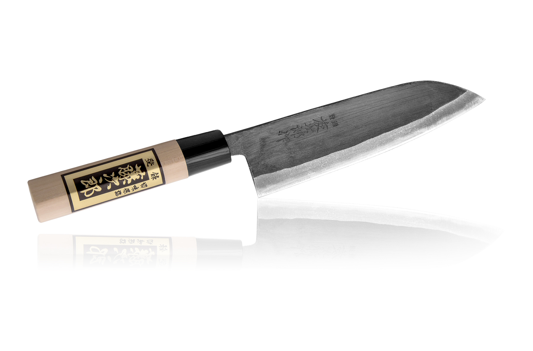 Нож кухонный стальной Сантоку (165мм) Tojiro Japanese Knife F-698
