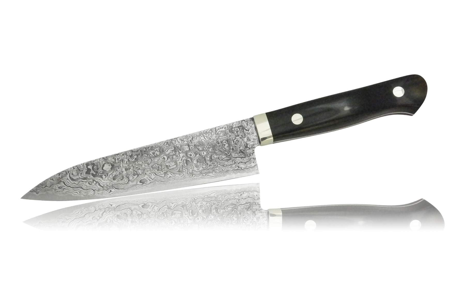 Нож кухонный стальной универсальный 150мм Hiroo Itou Damaskus HI-1106