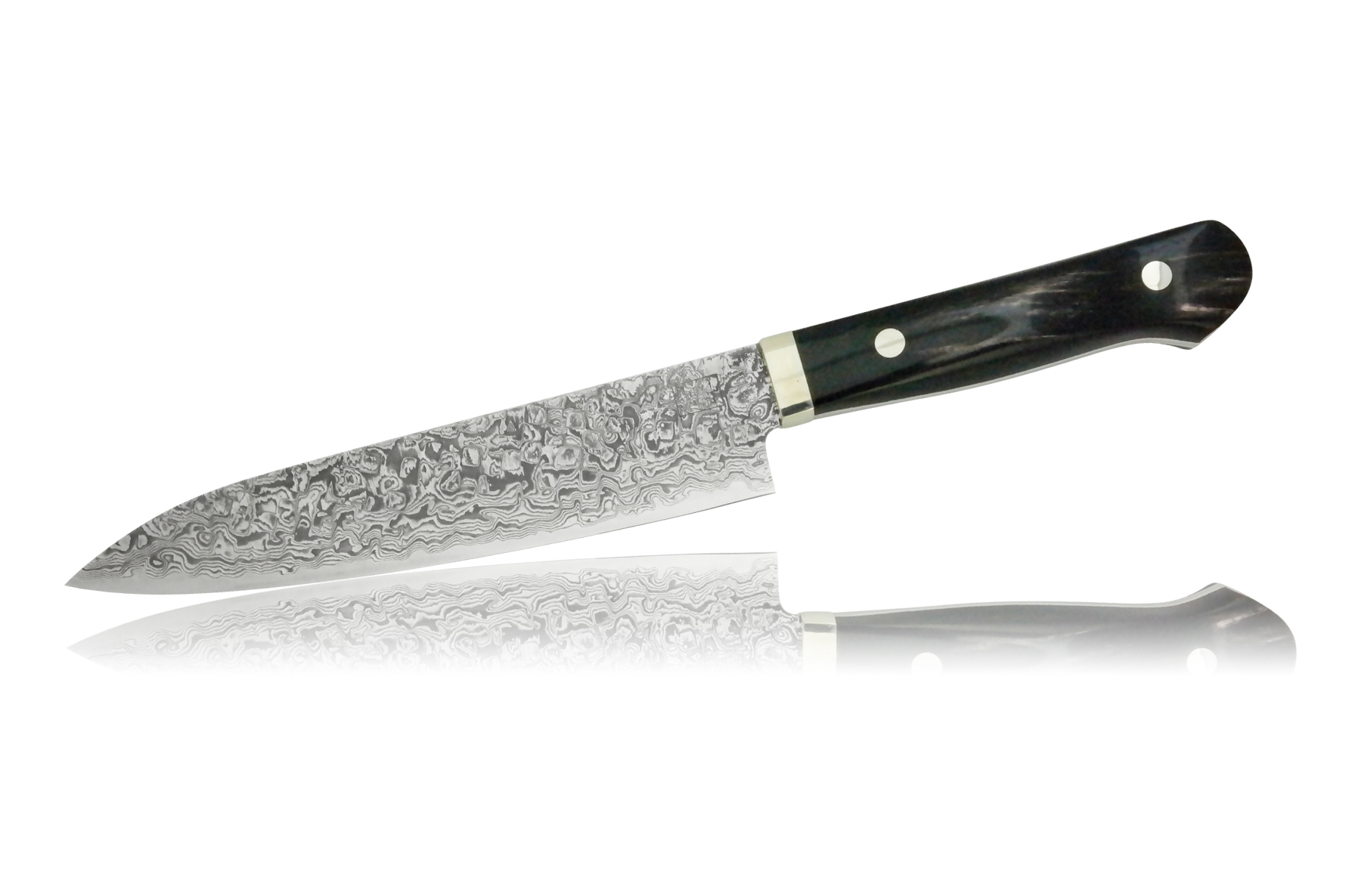 Нож кухонный стальной универсальный 150мм Hiroo Itou Damaskus HI-1134