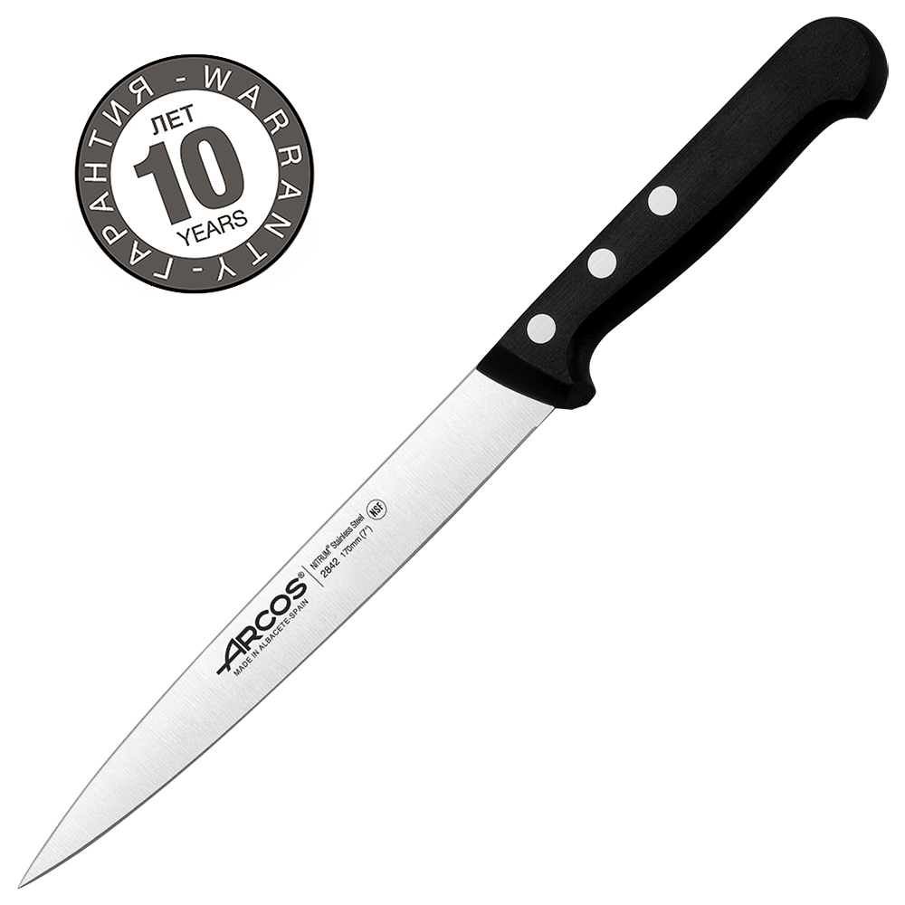 Нож кухонный для рыбы 17 см ARCOS Universal арт. 2842-B