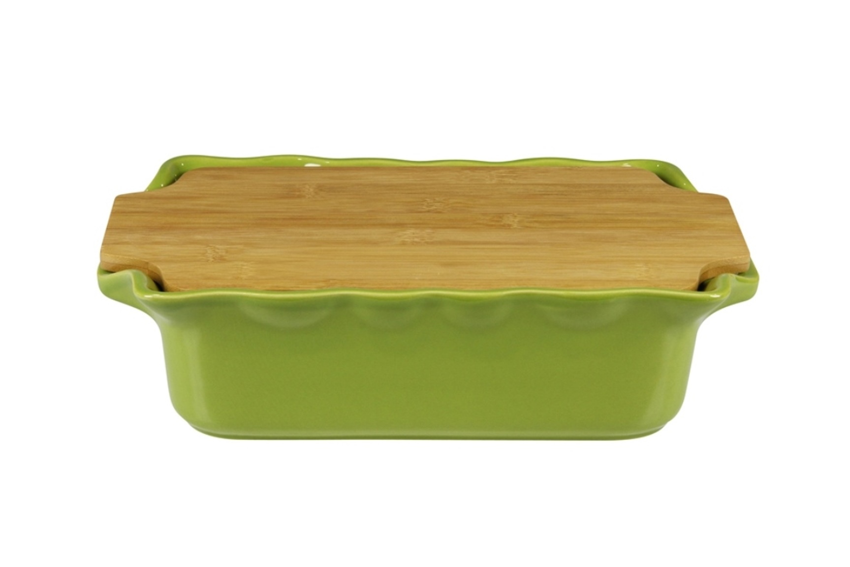 Форма с доcкой прямоугольная 33,5 см Appolia Cook&Stock BAMBOO GREEN 131033503