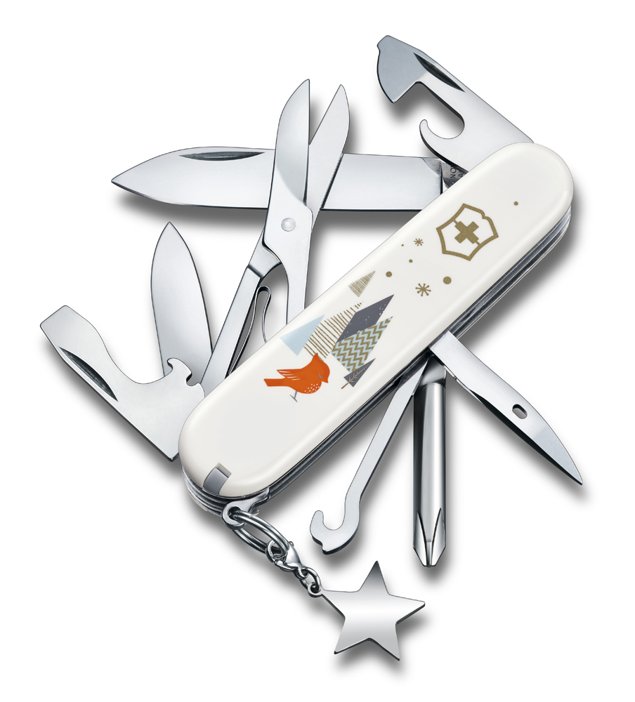 Нож Victorinox Super Tinker, 91 мм, 14 функций, "Winter Magic" (подар. упаковка) 1.4703.7E1
Нож Victorinox Super Tinker, 91 мм, 14 функций, "Winter Magic" (подар. упаковка) 1.4703.7E1