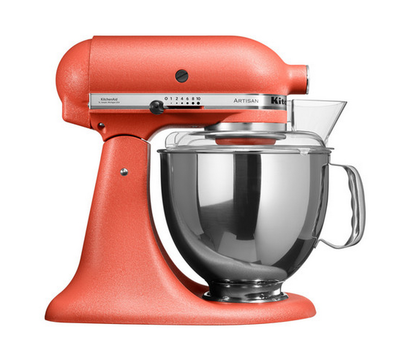 Миксер планетарный полупрофессиональный 4,83л KitchenAid (3 насадки) (Терракотовый) 5KSM150PSECD