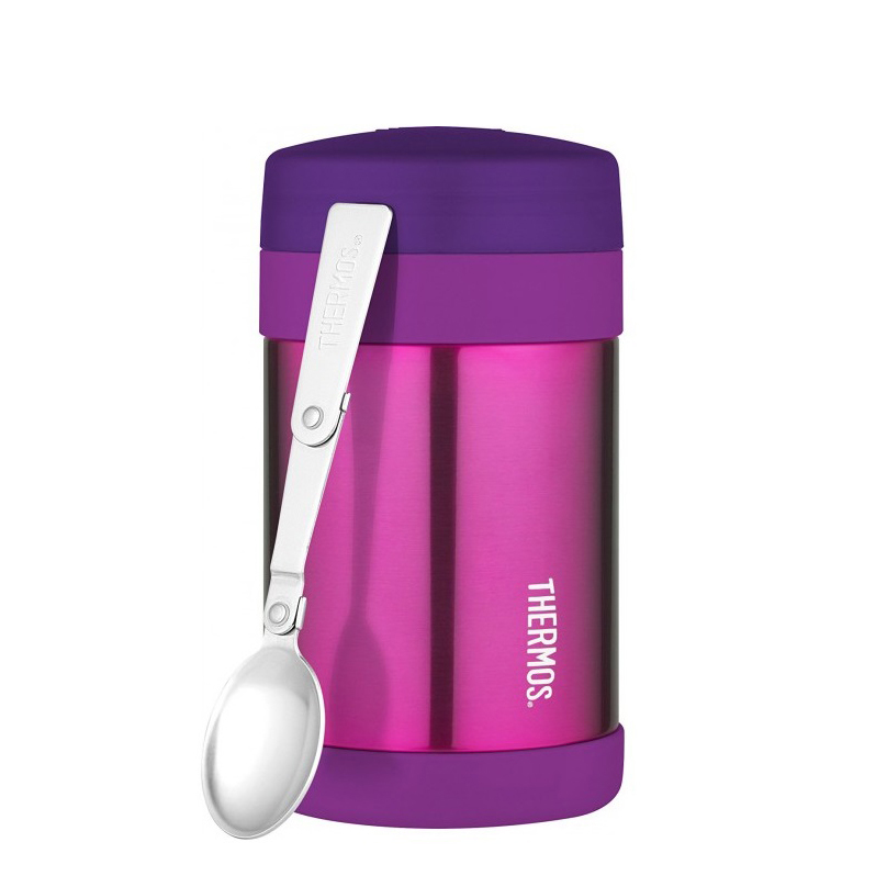 Детский термос для еды Thermos F3024PU Stainless Steel (0,47 литра), с ложкой, фиолетовый 656704
Детский термос для еды Thermos F3024PU Stainless Steel (0,47 литра), с ложкой, фиолетовый 656704