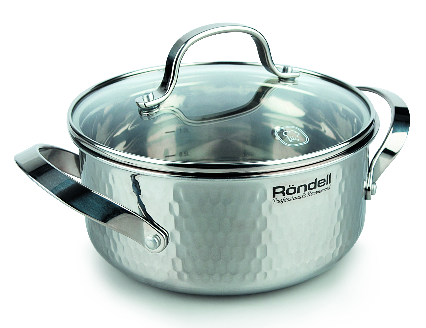 Кастрюля Rondell RainDrops 24 см (4,7л) RDS-829