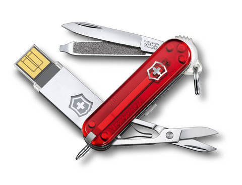 Нож-брелок Victorinox USB 32 Гб, 58 мм, 8 функций, полупрозрачный красный 4.6125.TG32B
Нож-брелок Victorinox USB 32 Гб, 58 мм, 8 функций, полупрозрачный красный 4.6125.TG32B