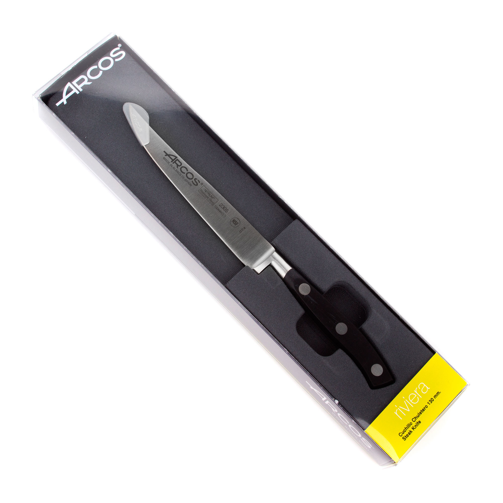 Нож кухонный стальной универсальный 13 см ARCOS Riviera арт. 2305