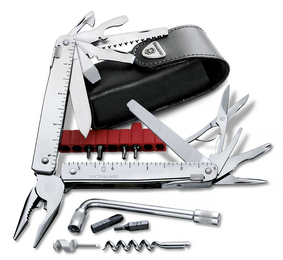Мультитул Victorinox SwissTool Plus 38, 115 мм, 38 функций, кожаный чехол* 3.0338.L
Мультитул Victorinox SwissTool Plus 38, 115 мм, 38 функций, кожаный чехол* 3.0338.L