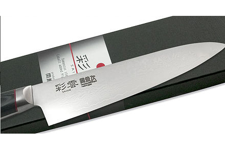 Нож кухонный универсальный 120мм Kanetsugu Saiun Damascus (9001)