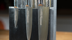 Комплект №2 из 6 ножей Samura BAMBOO и черной подставки