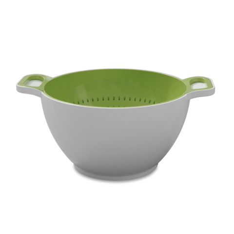 Дуршлаг с миской 23,5 см зеленый/белый TREBONN Bowls&Colanders арт. 1824100