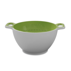 Дуршлаг с миской 23,5 см зеленый/белый TREBONN Bowls&Colanders арт. 1824100