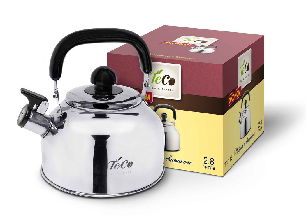 

Чайник со свистком 2,8л TECO TC-116