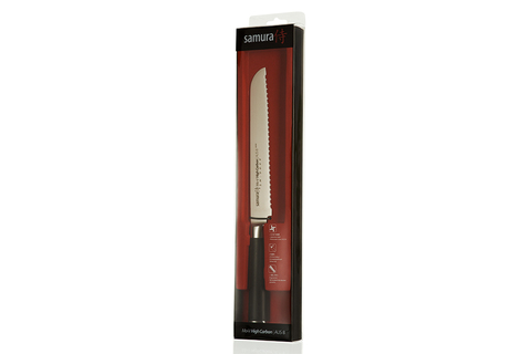 Нож кухонный стальной для хлеба Samura Mo-V SM-0055/G-10