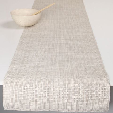 Салфетка подстановочная, жаккардовое плетение, винил, (36х48) Parchment (100132-016) CHILEWICH Mini Basketweave арт. 0025-MNBK-PARC