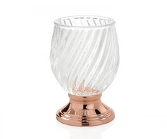 Стакан для зубных щеток Luxe Glass and Copper Andrea House BA16103