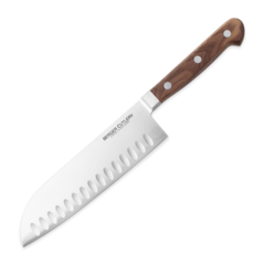 Нож кухонный Сантоку 18 см BERGER CUTLERY  Classic Walnut арт. BC200916