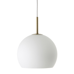 Лампа подвесная Ball, 20х?25 см, белое опаловое стекло Frandsen 159601184001