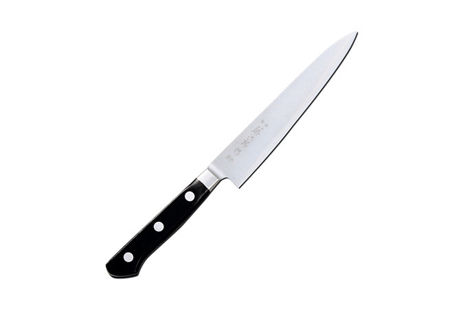 

Нож кухонный стальной универсальный (150мм) Tojiro Western Knife F-802