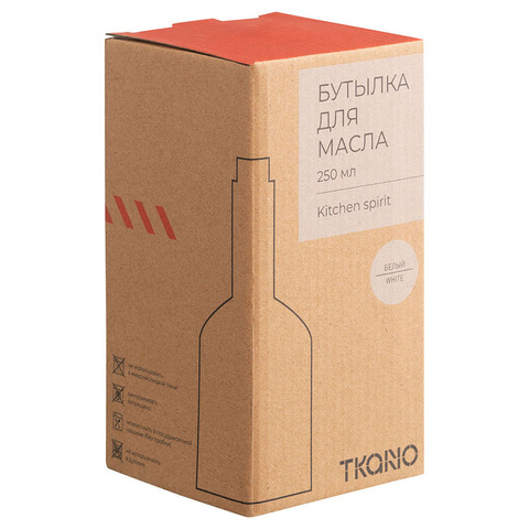 Бутылка для масла белого цвета из коллекции Tkano Kitchen Spirit, 250 мл TK22-TW_BTL0001