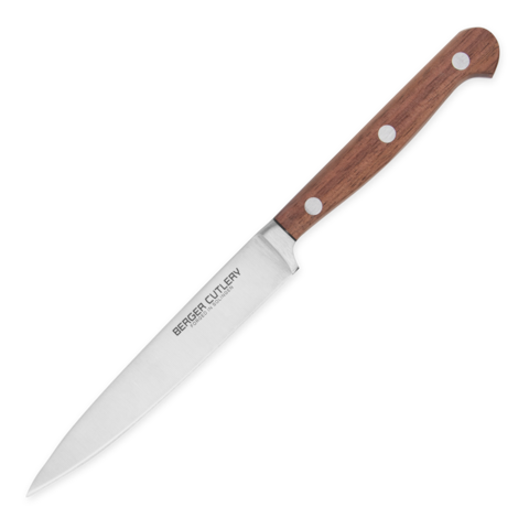 Нож кухонный для чистки и нарезки 12 см BERGER CUTLERY  Classic Walnut арт. BC201312