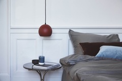Лампа подвесная Ball, темно-красная, матовое покрытие Frandsen 111531505001