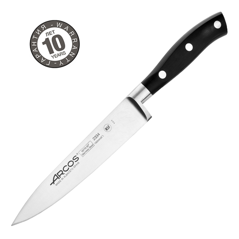 Набор из 4 кухонных ножей, ножниц и подставки ARCOS Riviera арт. 842600