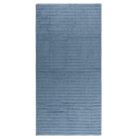 Полотенце банное Waves джинсово-синего цвета из коллекции Essential, 70х140 см Tkano TK21-BT0001