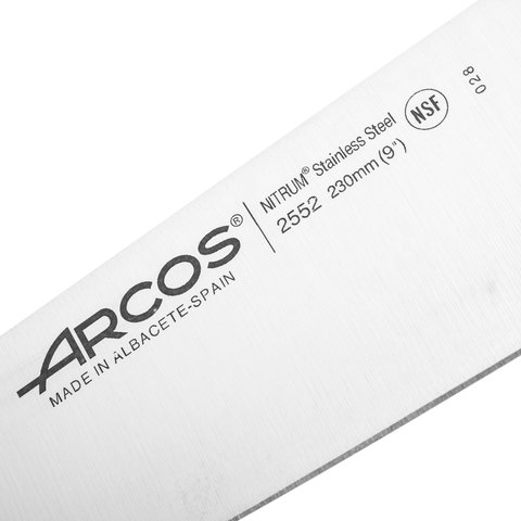 Нож кухонный стальной Шеф 23 см ARCOS Clasica арт. 2552