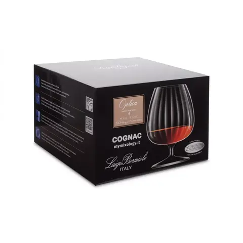 Набор из 4 бокалов для коньяка SNIFTER 465 мл LUIGI BORMIOLI Optica арт. A13192G1002AA02