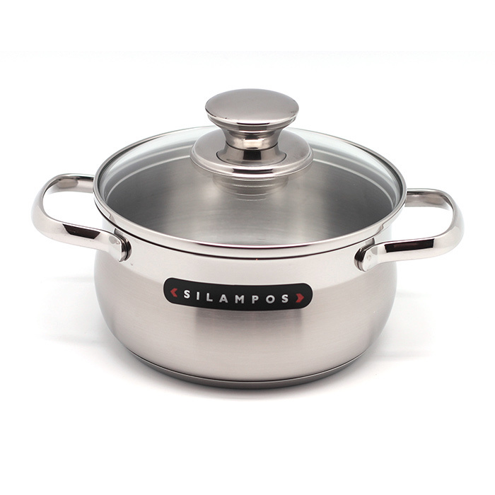 

Кастрюля 24см (4,4л) Silampos Роял 633123VY1024