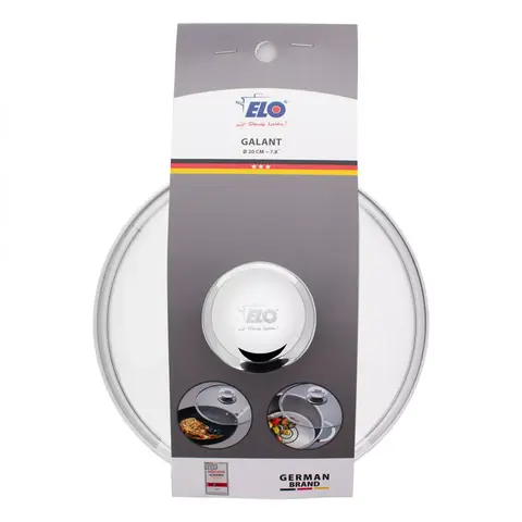 Крышка стеклянная 20 см ELO Galant арт.73020