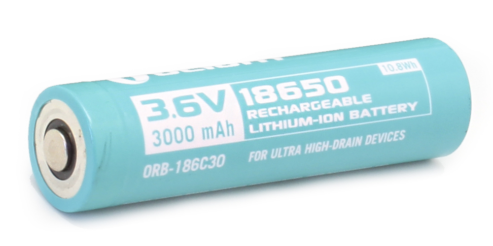 

Аккумулятор Li-ion Olight ORB-186C30 18650 3,7 В. 3000 mAh 927307