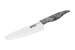 Нож керамический Шеф 187мм Samura INCA SIN-0085W/K