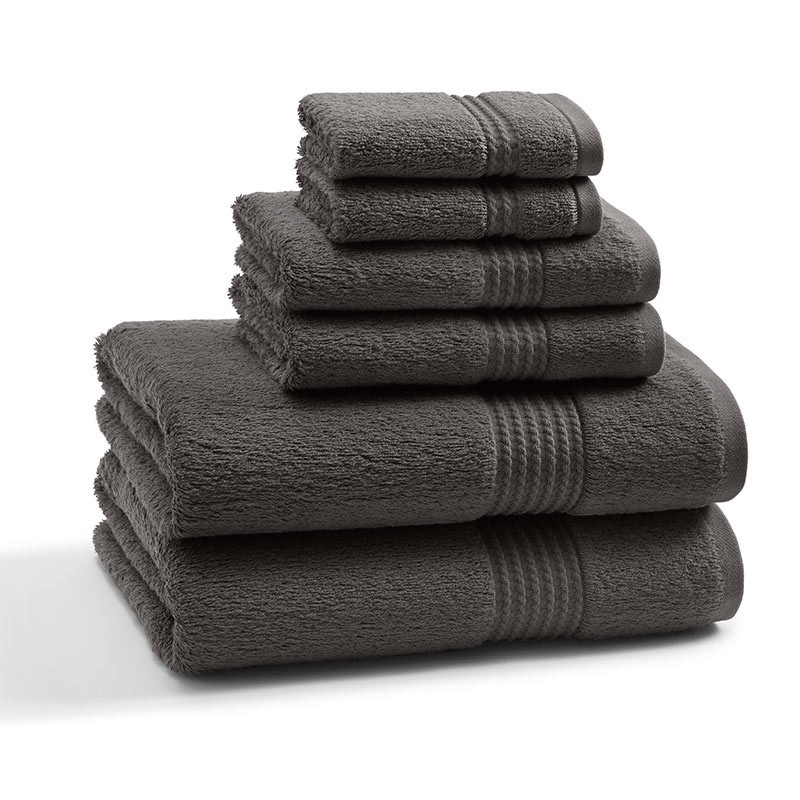 

Полотенце для рук 71х46 Kassatex Long Twist Shadow Grey LFO-110-SHG
