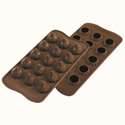 Форма для приготовления конфет Choco Flame силиконовая Silikomart 22.147.77.0065