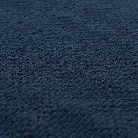Полотенце банное фактурное темно-синего цвета из коллекции Essential, 90х150 см Tkano TK20-BT0003