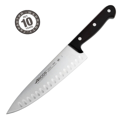 Нож кухонный Шеф 20 см, с углублениями на лезвии ARCOS Universal арт. 280601