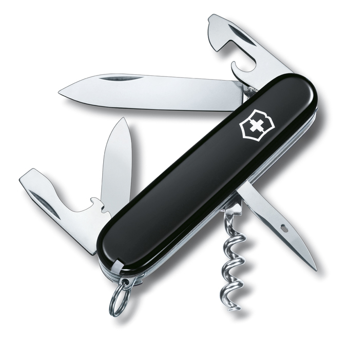 

Нож Victorinox Spartan, 91 мм, 12 функций, черный* 1.3603.3
