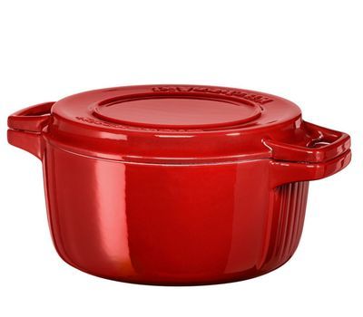 

Кастрюля чугунная 24см (3,8л) KitchenAid KCPI40CRER