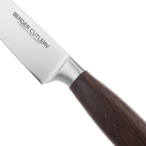 Нож кухонный универсальный 16 см BERGER CUTLERY Ergo Line Smoked Oak арт. BC111216