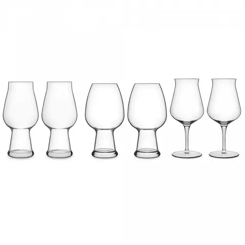 Набор из 6 бокалов для пива 780 мл, 540 мл, 420 мл, LUIGI BORMIOLI Birrateque-GP арт. A12326S0302AA01