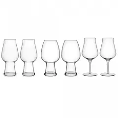 Набор из 6 бокалов для пива 780 мл, 540 мл, 420 мл, LUIGI BORMIOLI Birrateque-GP арт. A12326S0302AA01