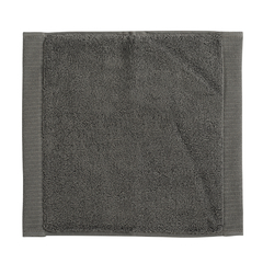 Полотенце для лица темно-серого цвета из коллекции Essential, 30х30 см Tkano TK19-FT0001