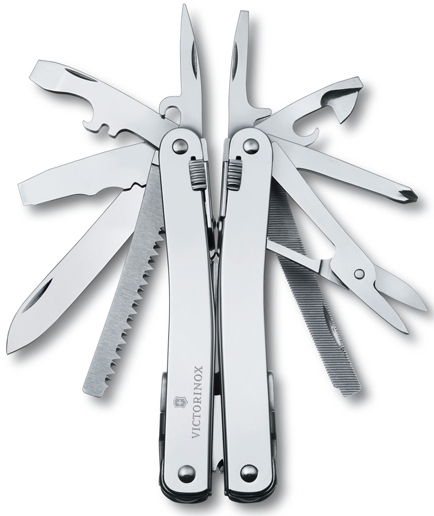 

Мультитул Victorinox SwissTool Spirit II, 105 мм, 26 функций, кожаный чехол* 3.0224.L