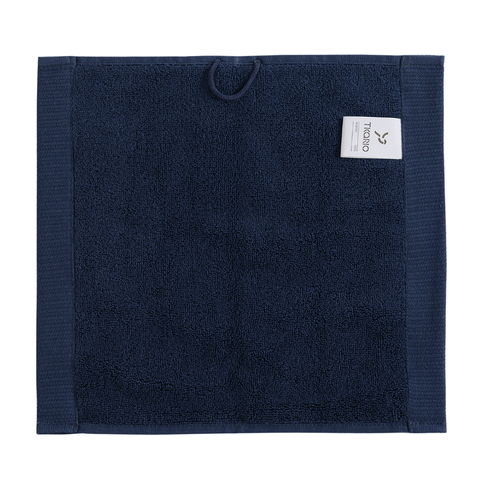 Полотенце для лица темно-синего цвета из коллекции Essential, 30х30 см Tkano TK19-FT0002