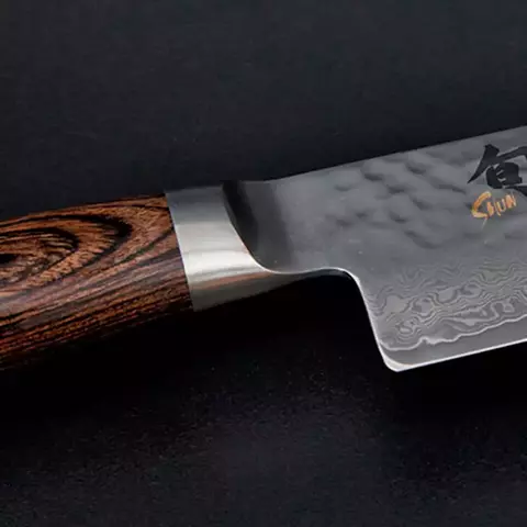 Нож кухонный универсальный KAI Шан Премьер 16,5 см, дамасская сталь 32 слоя