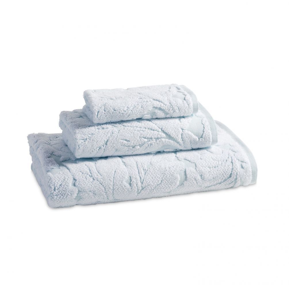 

Полотенце для рук мини 30х30 Kassatex Foglia Clearwater Blue FGT-172-CWB
