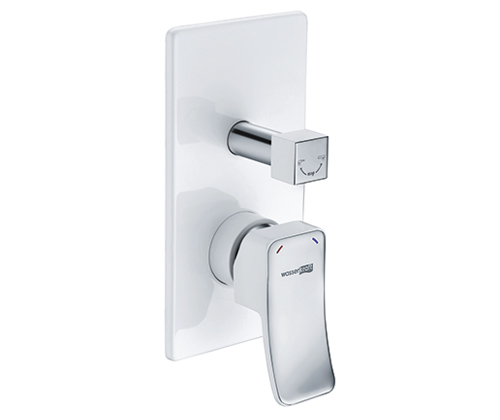 

Aller 10641WHITE Смеситель для ванны и душа WasserKRAFT